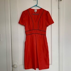 Red Karen Walker Anthropologie Dress